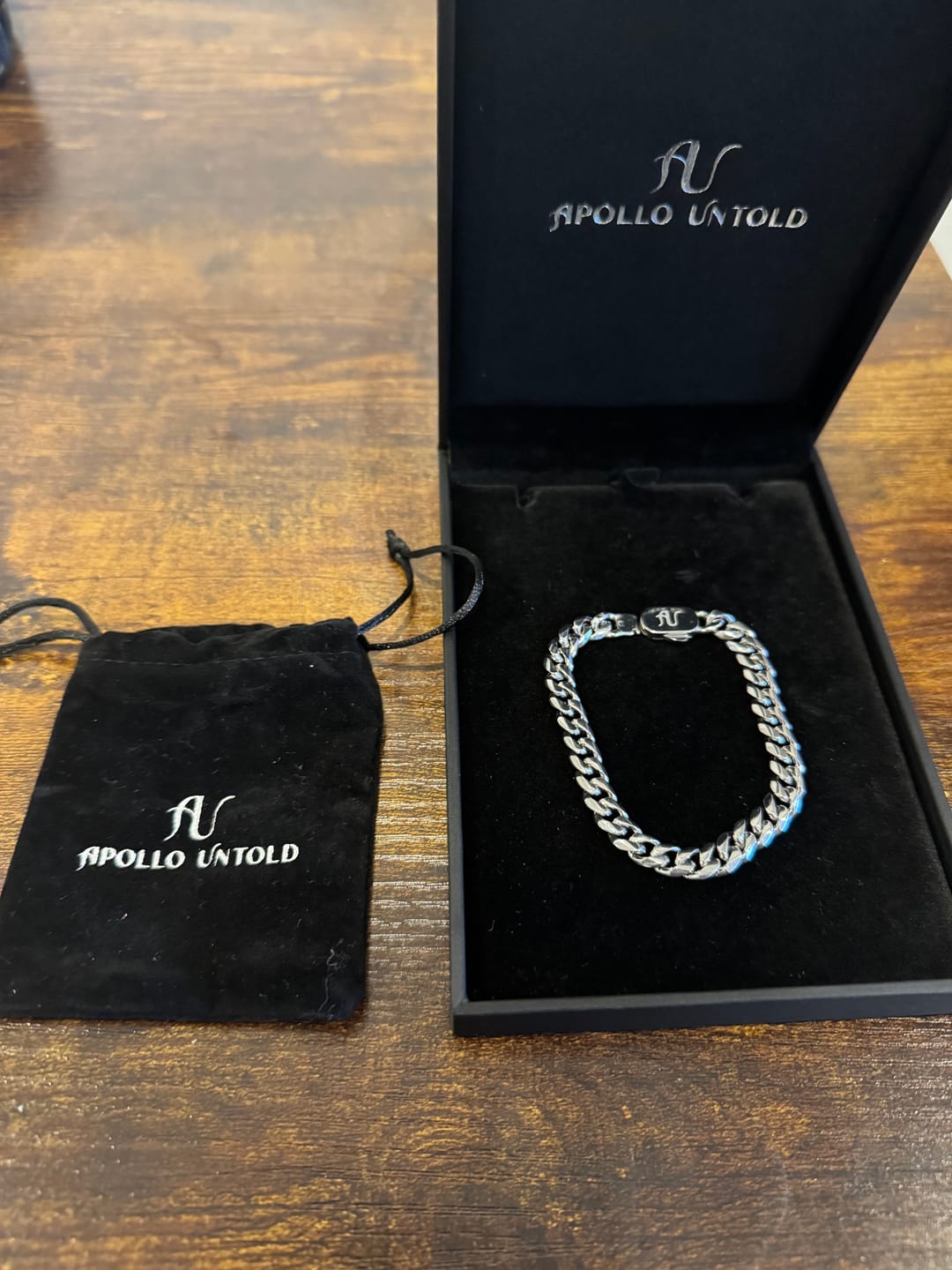 Customer photo review of Silver Bracelet for Men - 8 mm