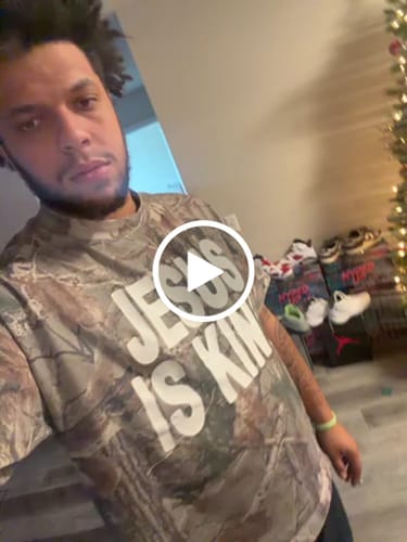 Customer video review of Pre-Order Jesus Is King Premium Tee