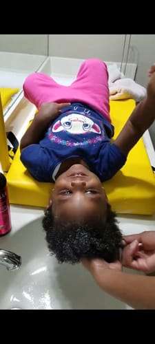 Customer photo review of Shampoo Mat® Deluxe