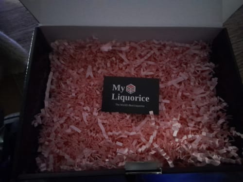 Customer photo review of Assorted Variety Gift Box - 7 packs of different varieties of Liquorice in a gift box