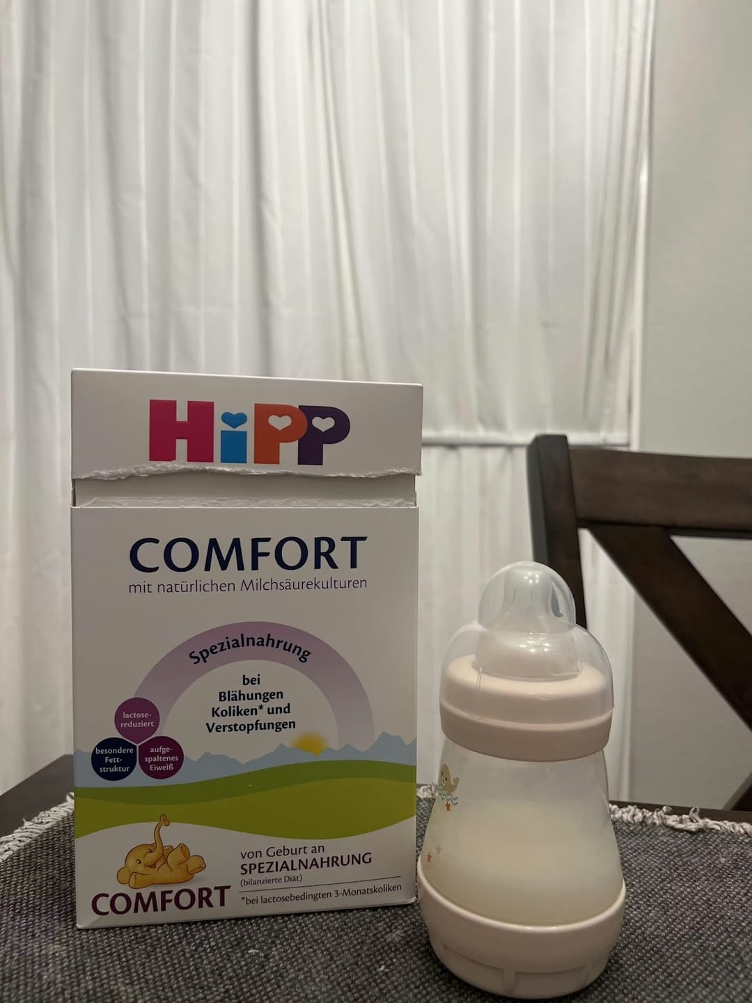 Customer photo review of HiPP German ALL Stages Comfort Baby Formula 600g