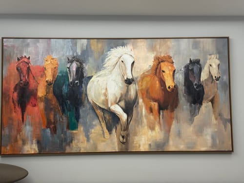 Customer review photo for Contemporary Horse Art #HA037