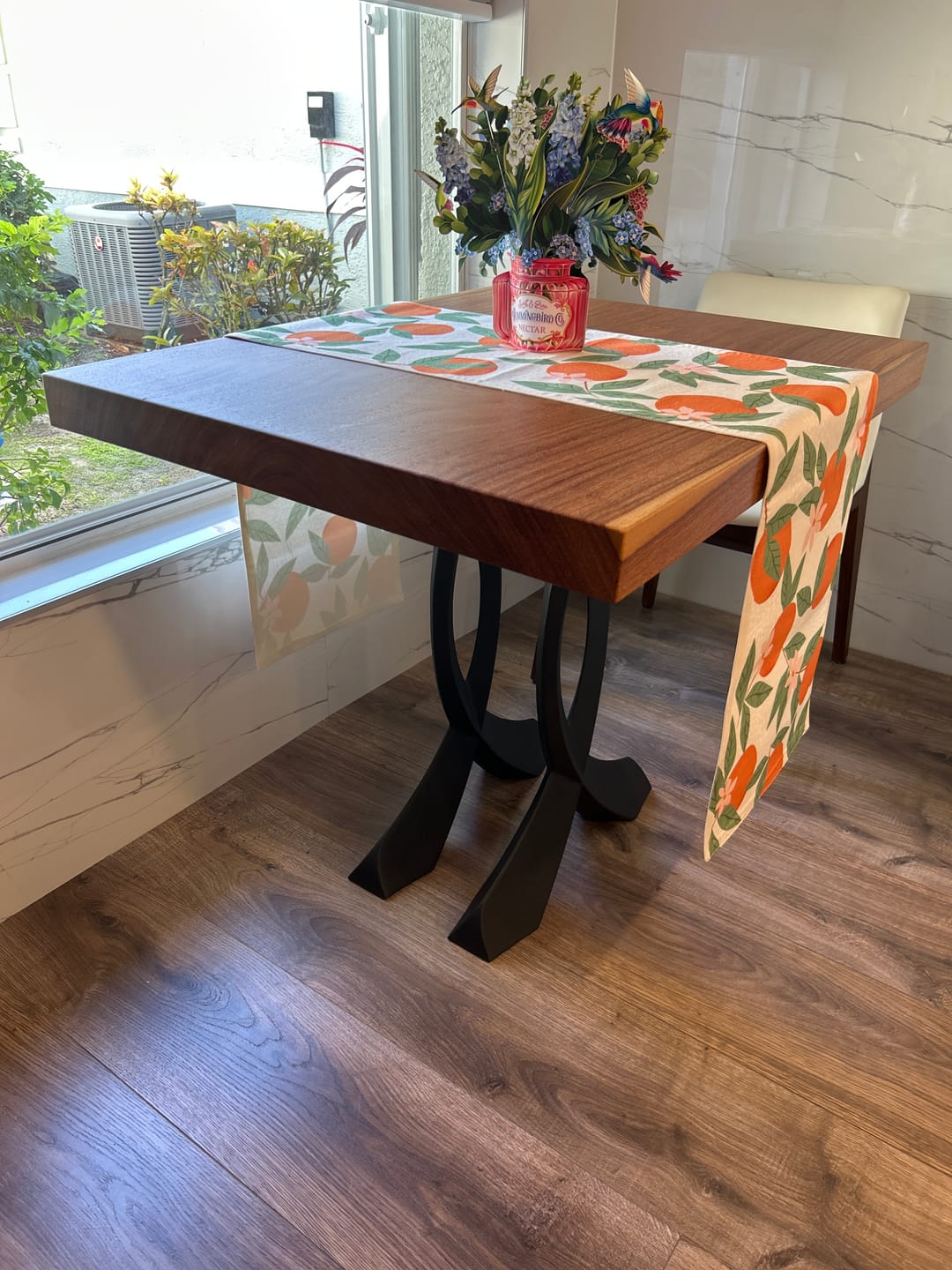 Customer photo review of Table Legs 423 Curva 28.2" H Dining Furniture Legs