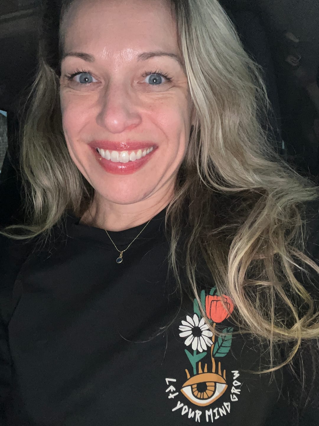 Customer photo review of Let Your Mind Grow Long Sleeve