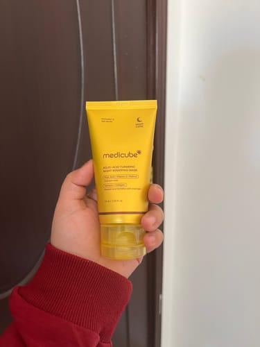 Customer photo review of قناع ميديكوب الليلي بالكوجيك والكركم لتفتيح البشرة - 75مل