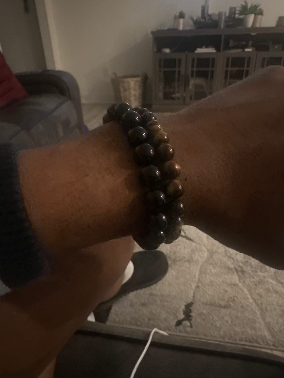 Customer photo review of Olivenorma Obsidian Zodiac Lucky Bracelet