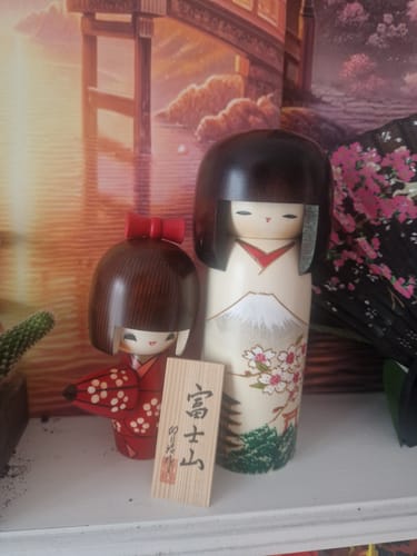 Customer photo review of Poupée Kokeshi Mont Fuji