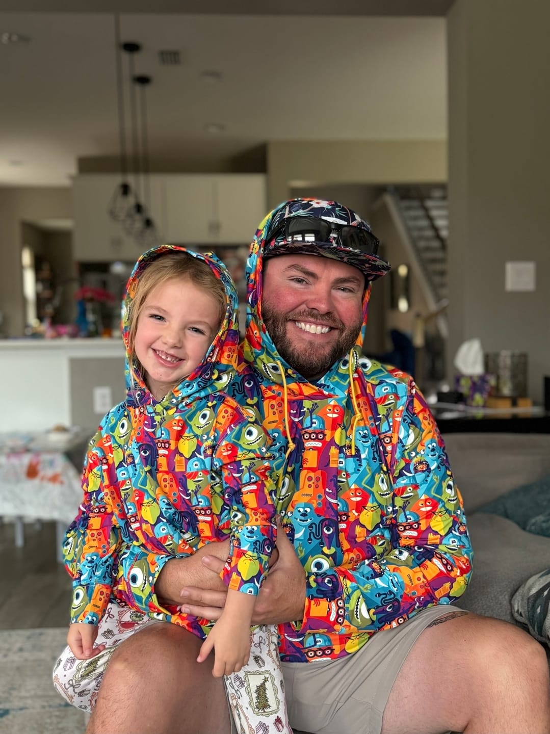 Customer photo review of Disney and Pixar Monsters, Inc. "The Scare Floor" – Performance Hoodie
