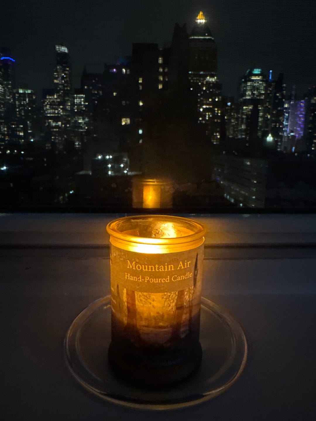 Customer photo review of Mountain Air Boxed Candle