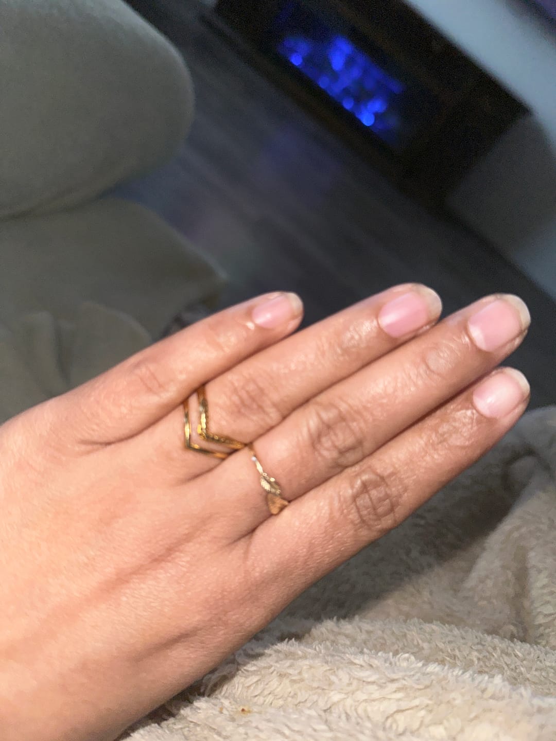 Customer photo review of Harper Layered Wrap Ring