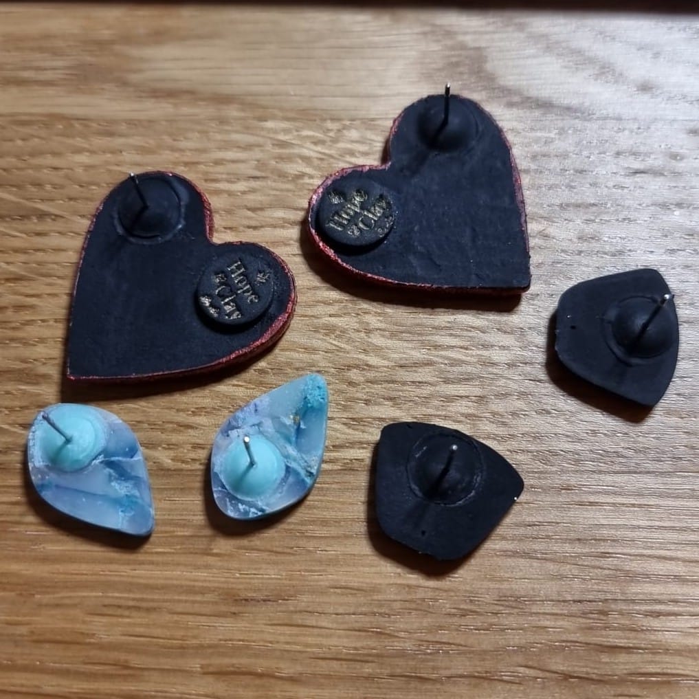 Customer photo review of Earring Post Embedder Kit