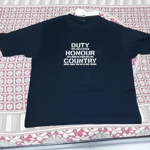 Customer photo review of Patriot’s Code Tshirt