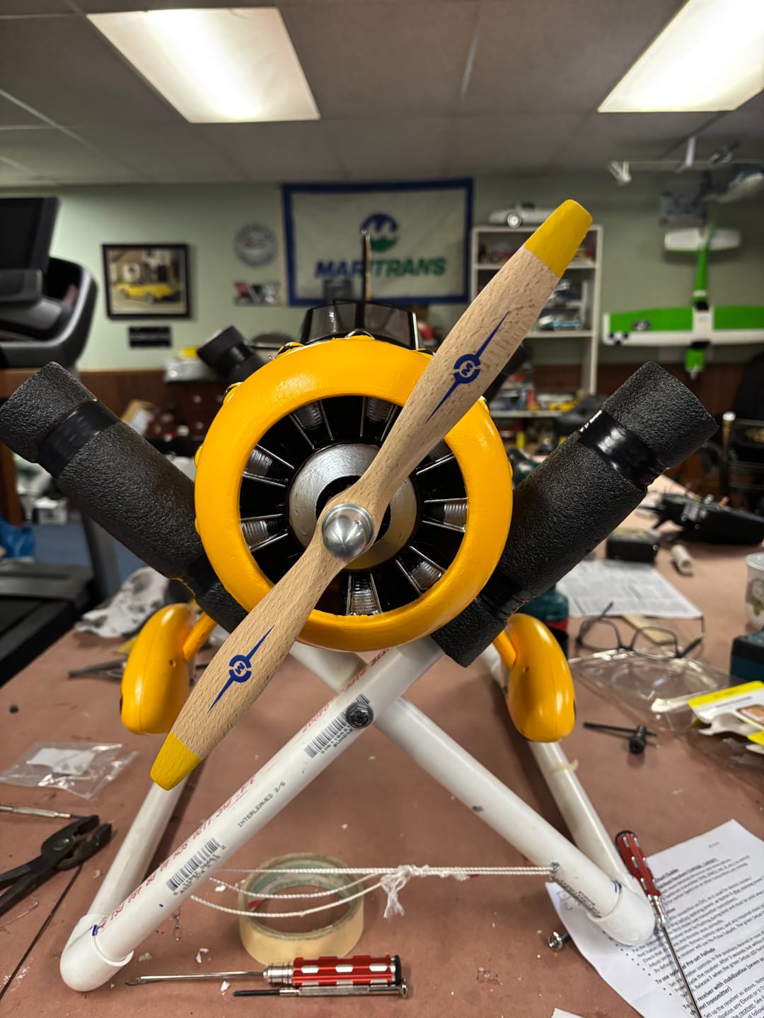 Customer photo review of Wood-Beech - 12x6 Propeller