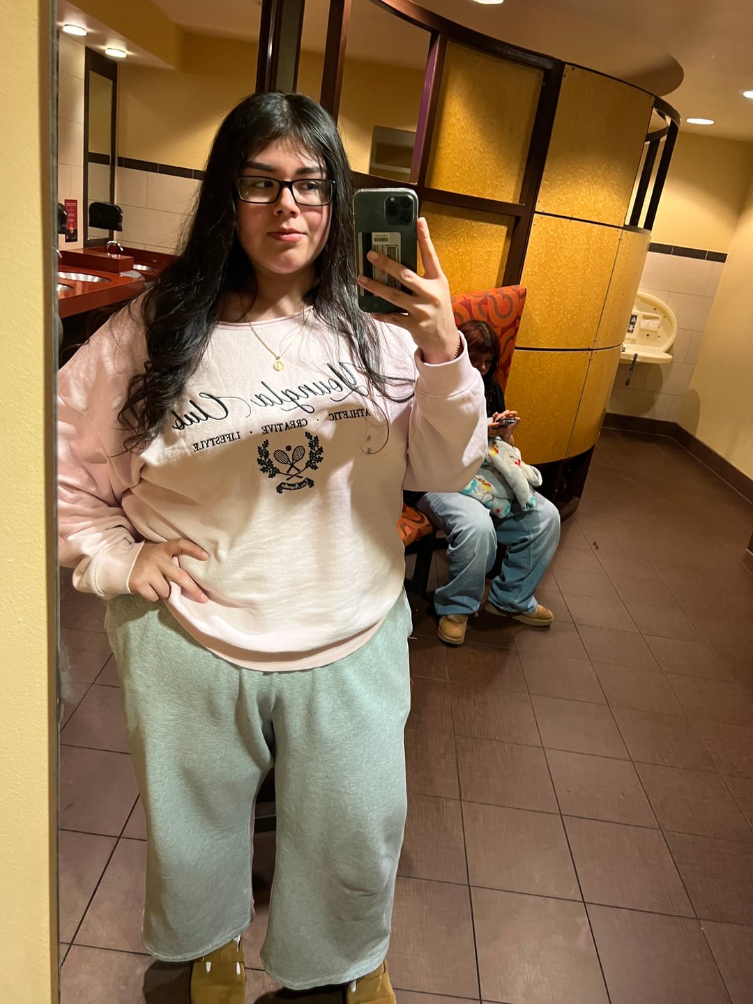 Customer photo review of W5158 - Off-shoulder Pullover