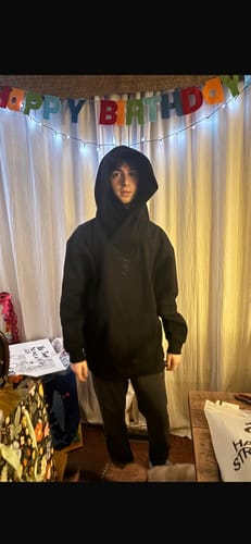 Customer photo review of HJK Exclusive Double Panel Hooded Jacket