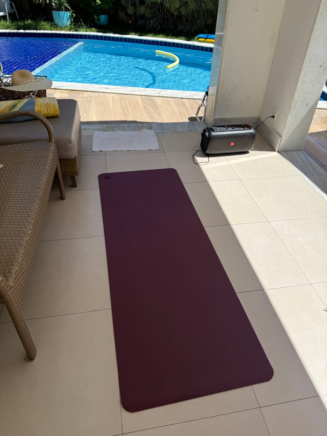 Customer photo review of Tapete de Yoga em PU | PRO 4mm