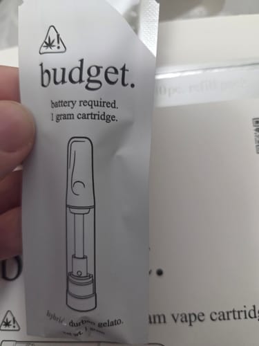 Customer photo review of 1 Gram THC-P Blend Vape Cartridge | Durban Gelato - Hybrid