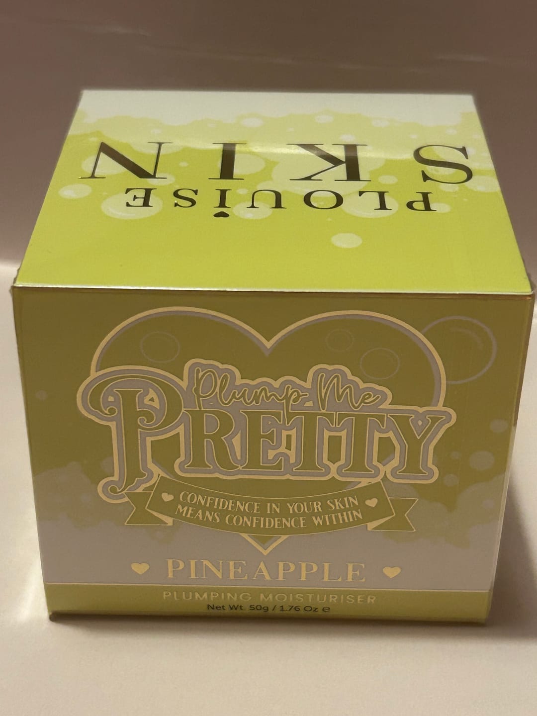 Customer photo review of P.Louise Plump Me Pretty Moisturizer