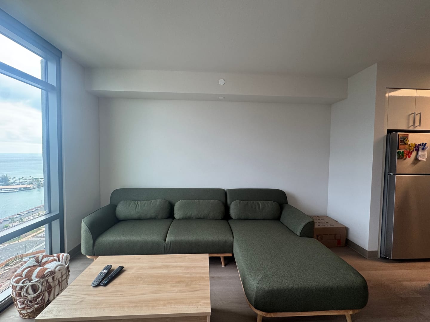 Customer photo review of Solid Wood Sectional