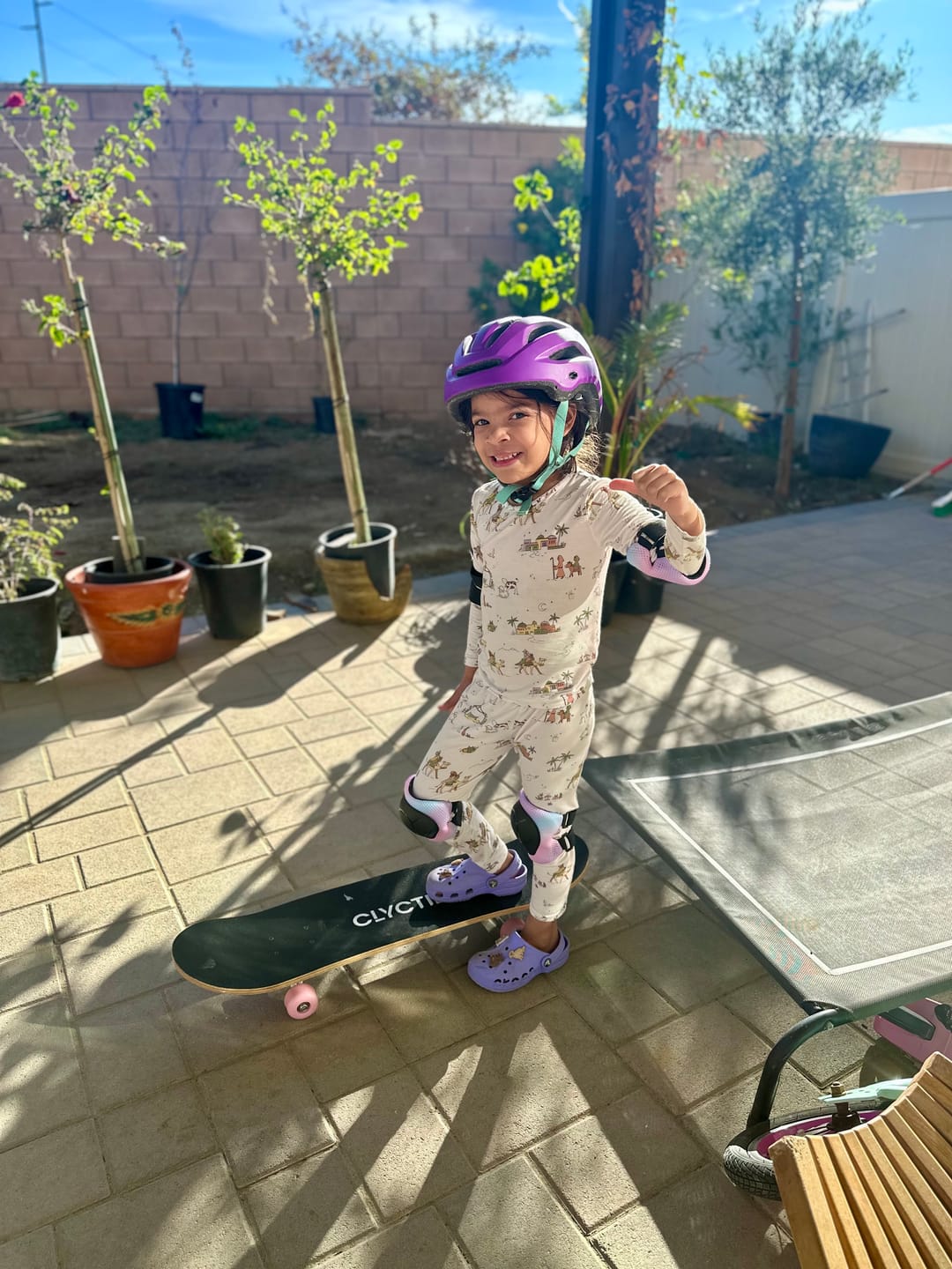 Customer photo review of Holy Night Bamboo Kids Pajamas