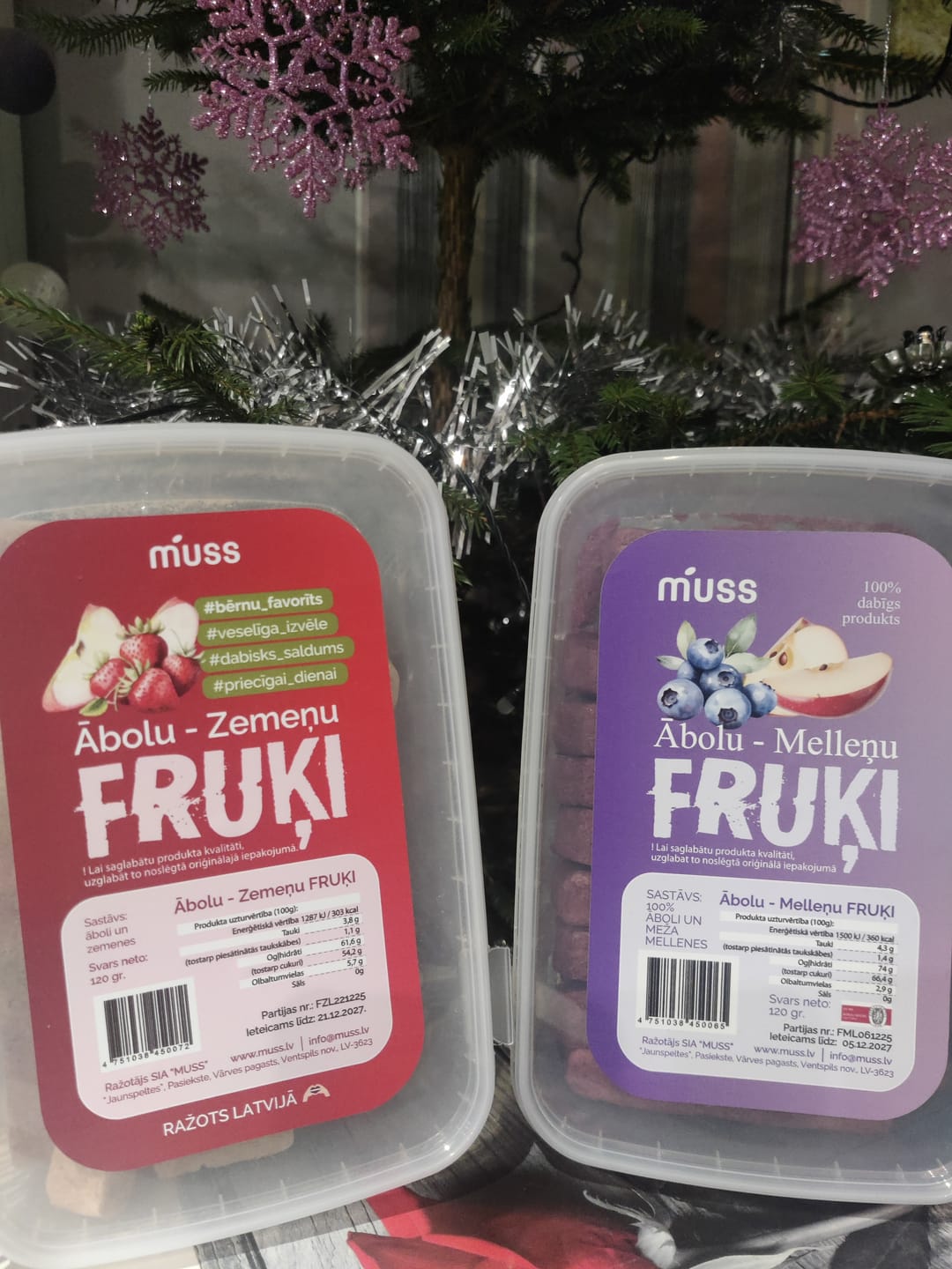 Customer photo review of Fruķi Ābolu-Melleņu