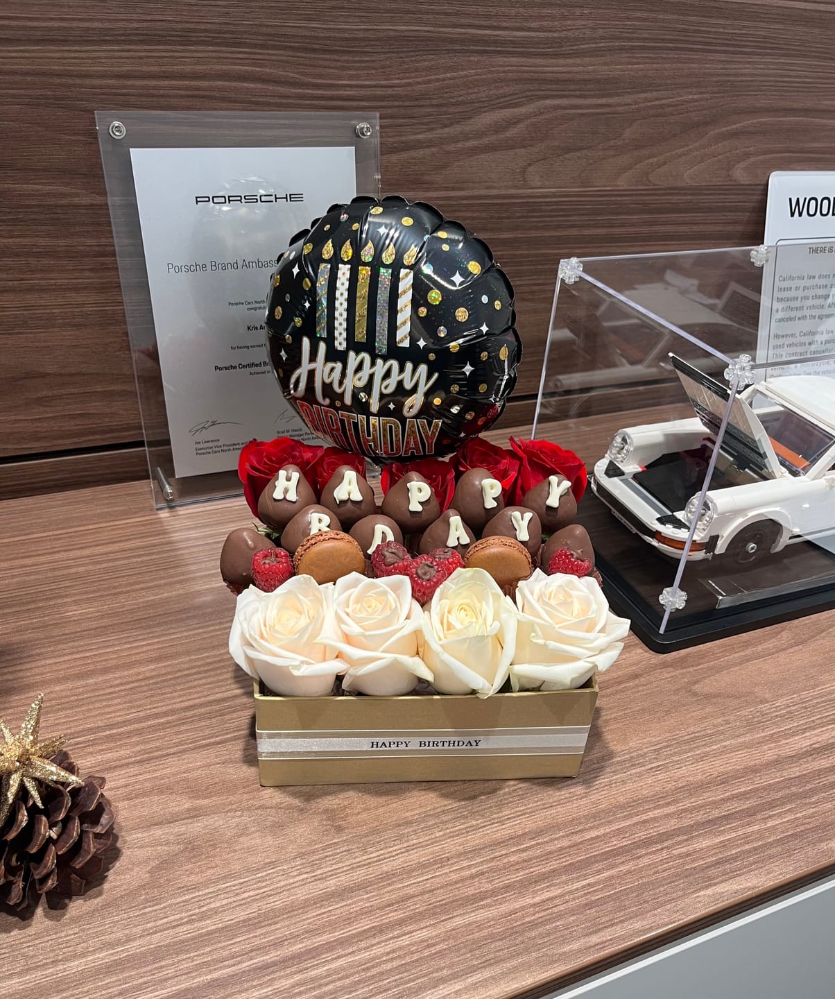 Customer photo review of HAPPY BIRTHDAY ARRANGEMENT