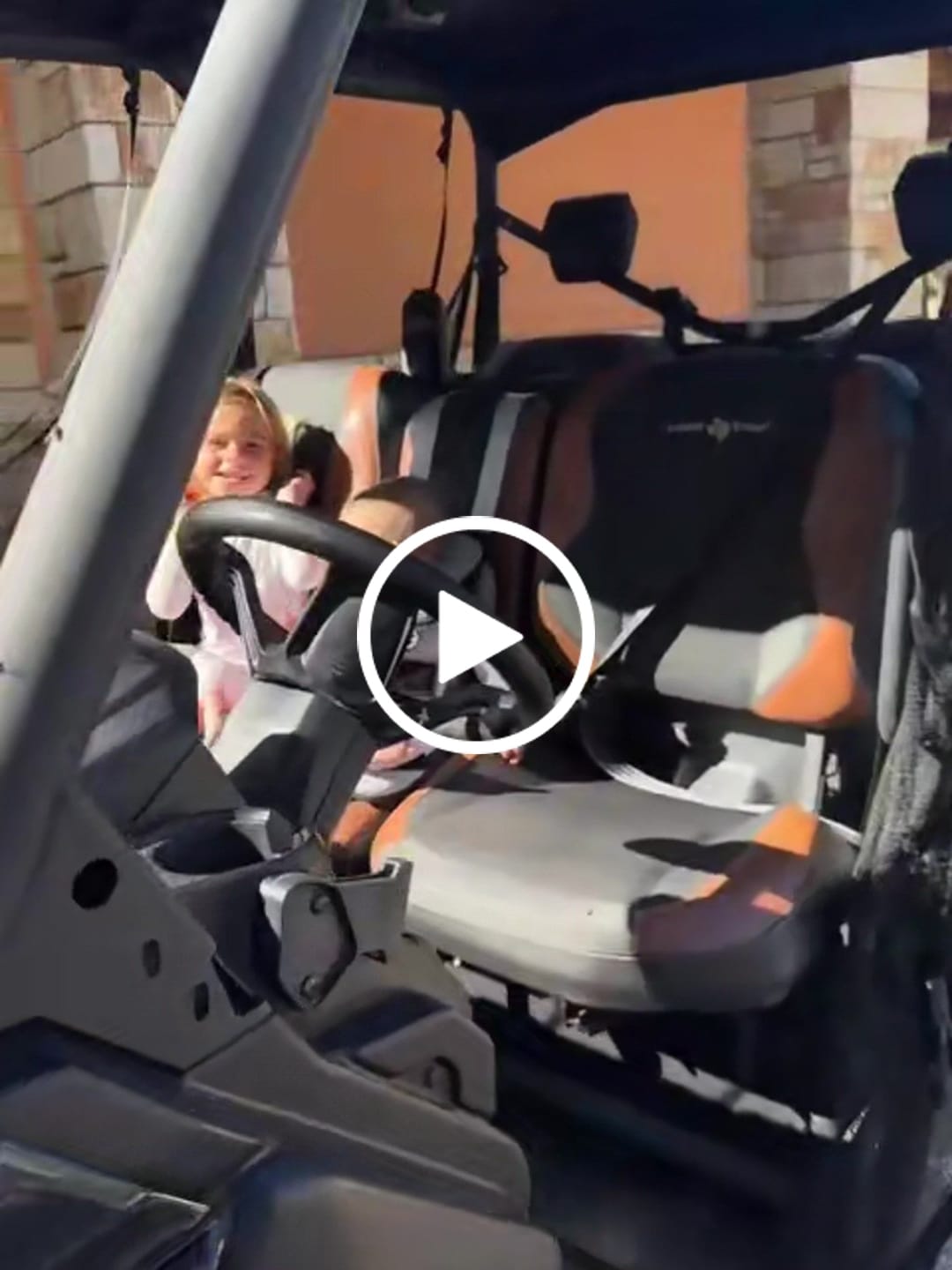 Customer video review of Child Positioner for Golf Carts 5 Point Harness