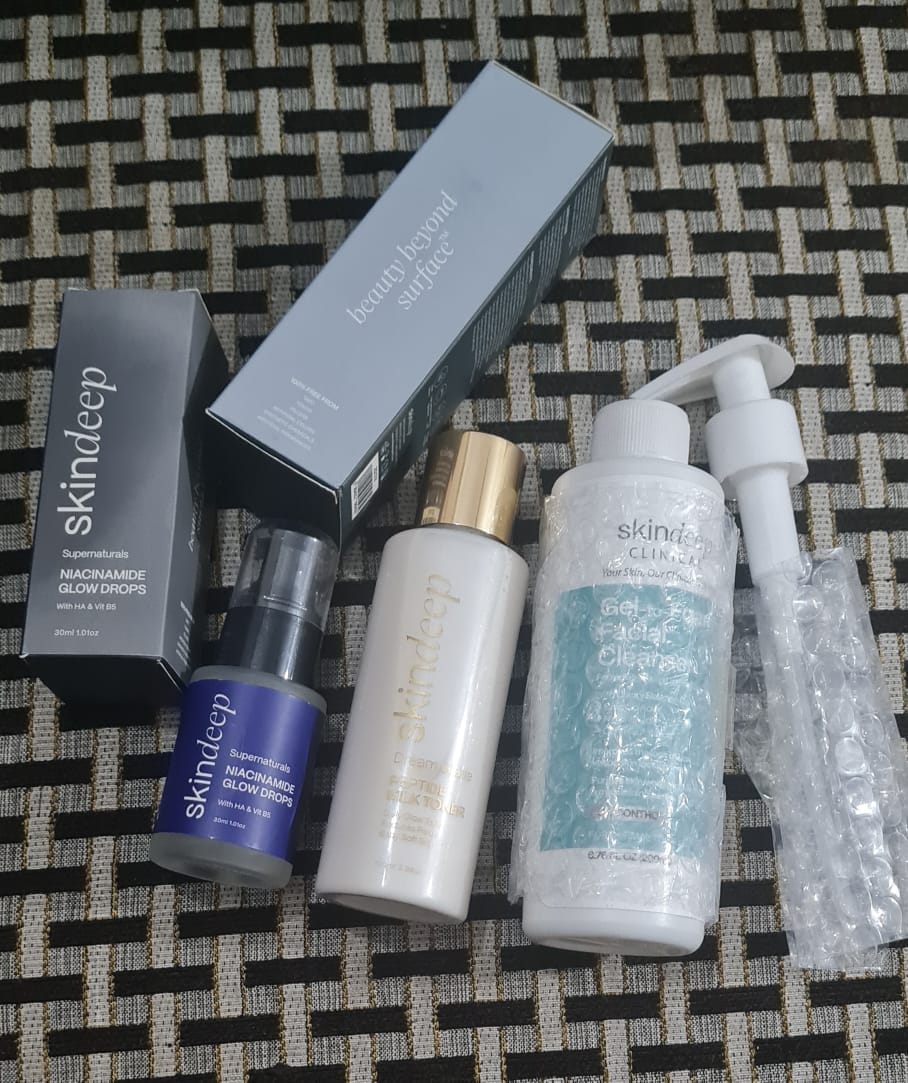 Customer photo review of Gel-to-Foam Facial Cleanser