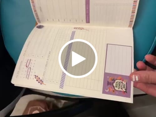 Customer video review of Pastels - Fast Brain Planner Kit