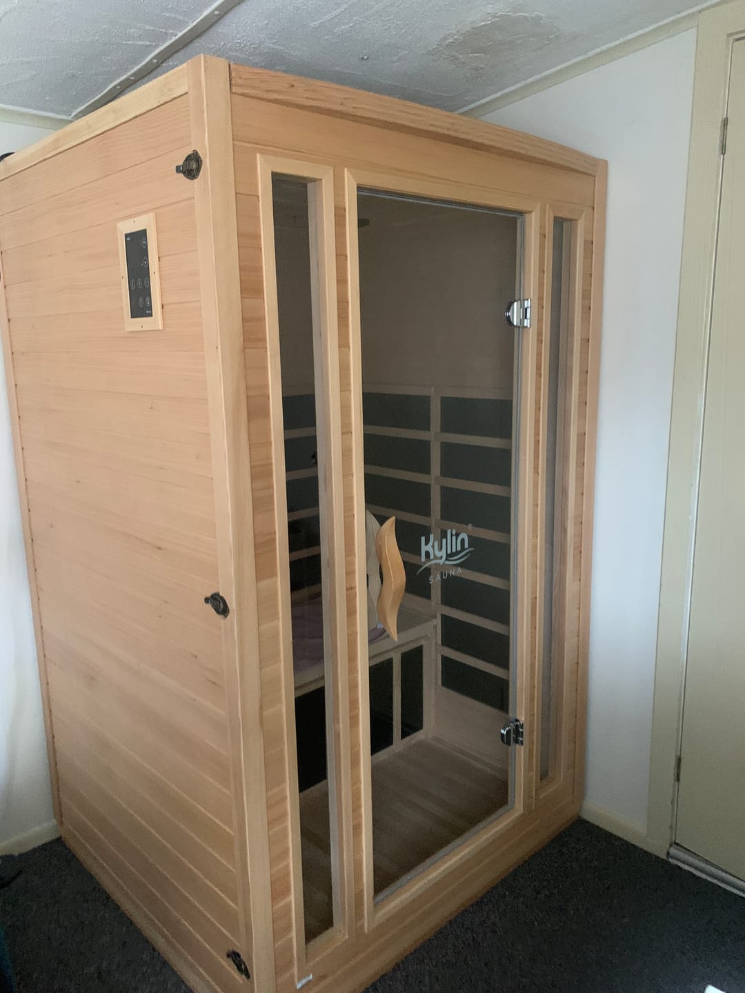 Customer photo review of Kylin Low EMF Premium Carbon Far Infrared Sauna 2 people - K8202