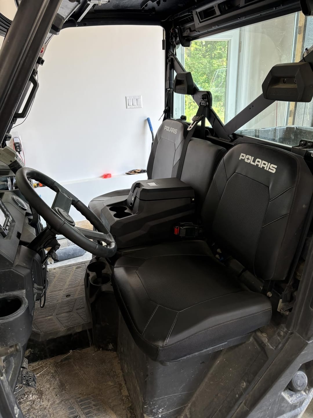 Customer photo review of UTV Bench Seat Center Console Box for Polaris Ranger XP 1000/Crew 2017-2024