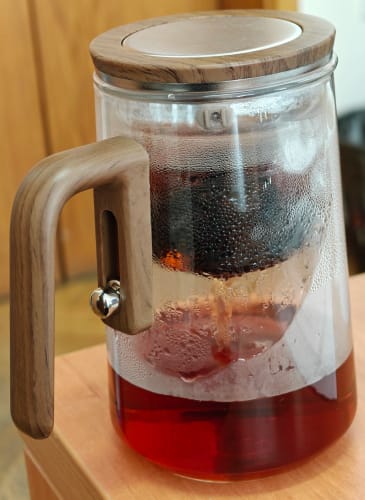 Customer photo review of Mystic Leaf™ Magnetic Glass Tea Brewer