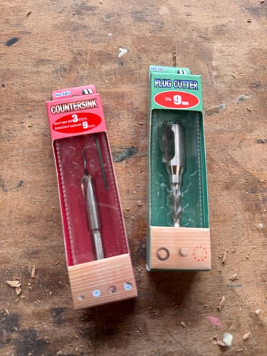 Customer photo review of WoodOwl | Plug Cutter & Countersink Set 9mm