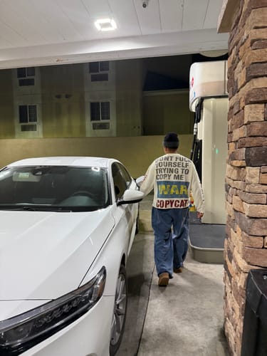 Customer photo review of Omirad “COPYCAT WAR” Heavy Waffle Long Sleeve