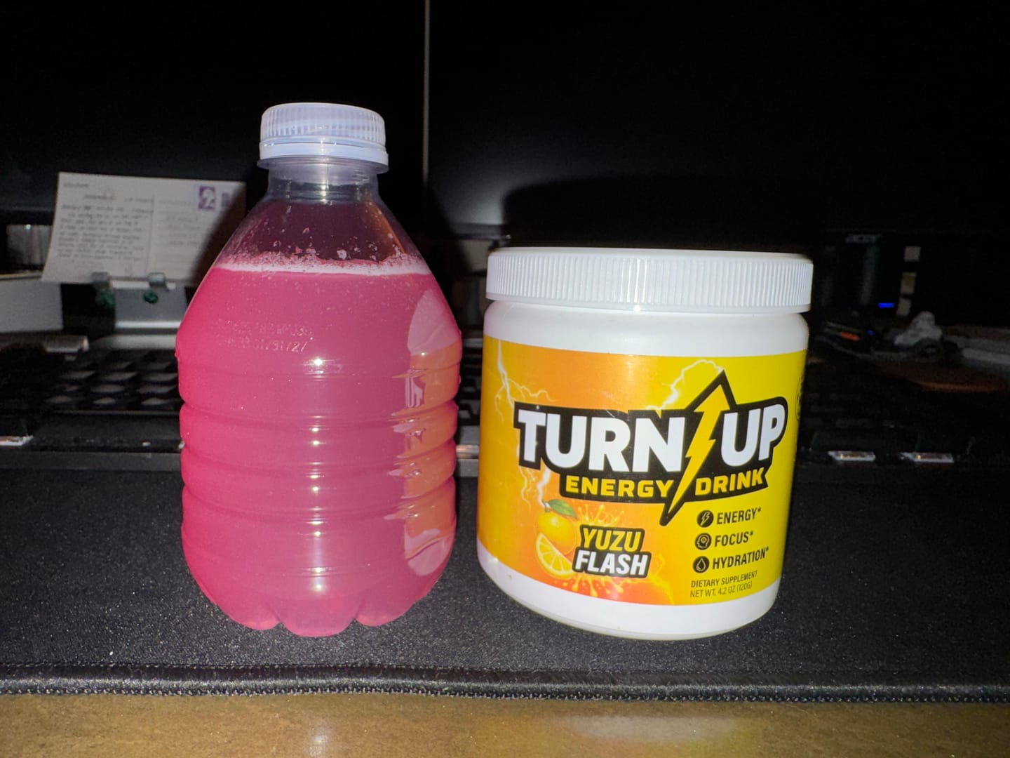 Customer photo review of Turn Up Energy Drink™ - Yuzu Flash