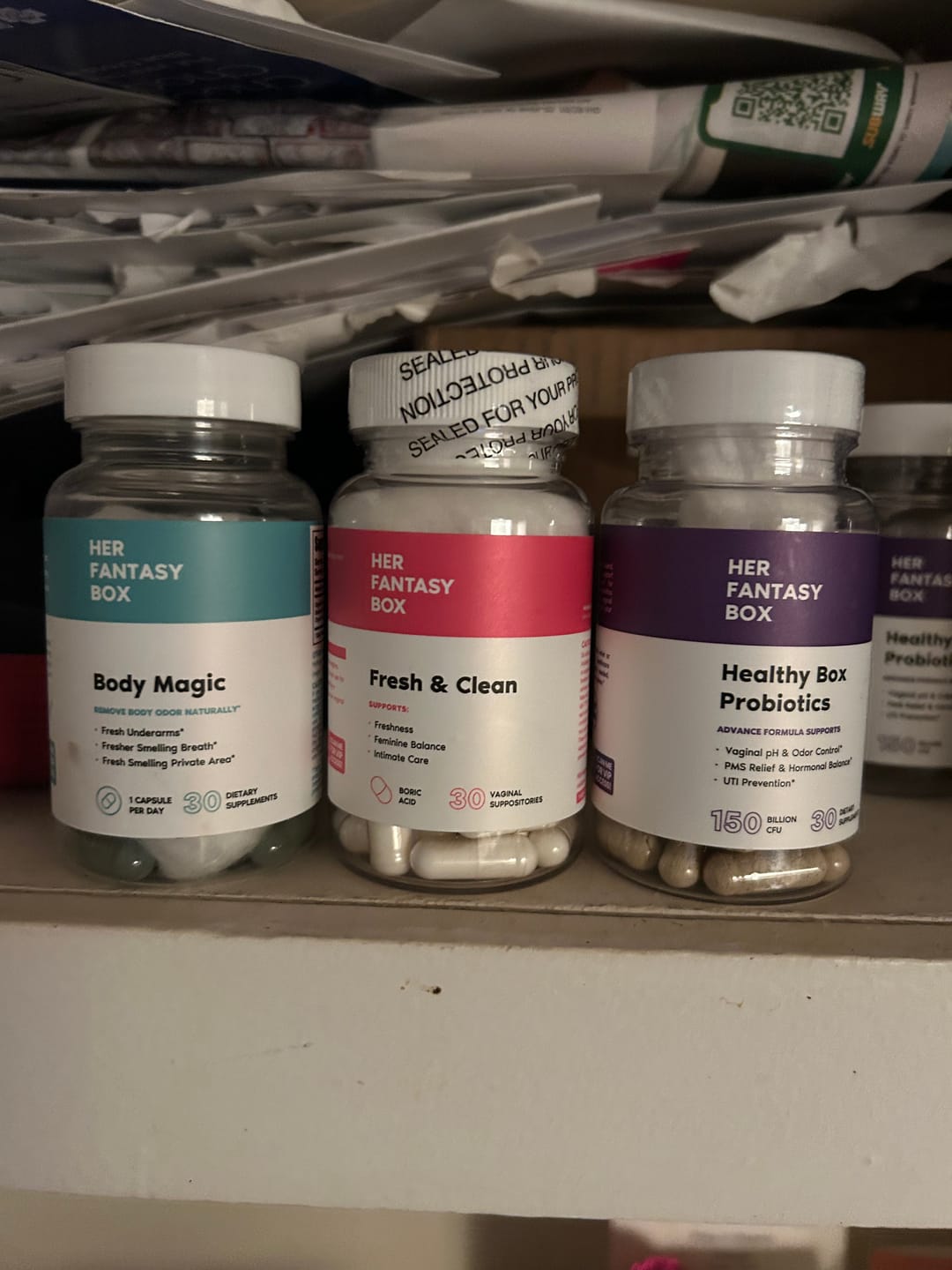 Customer photo review of Fresh & Clean pH Balancing Boric Acid Vaginal Suppository
