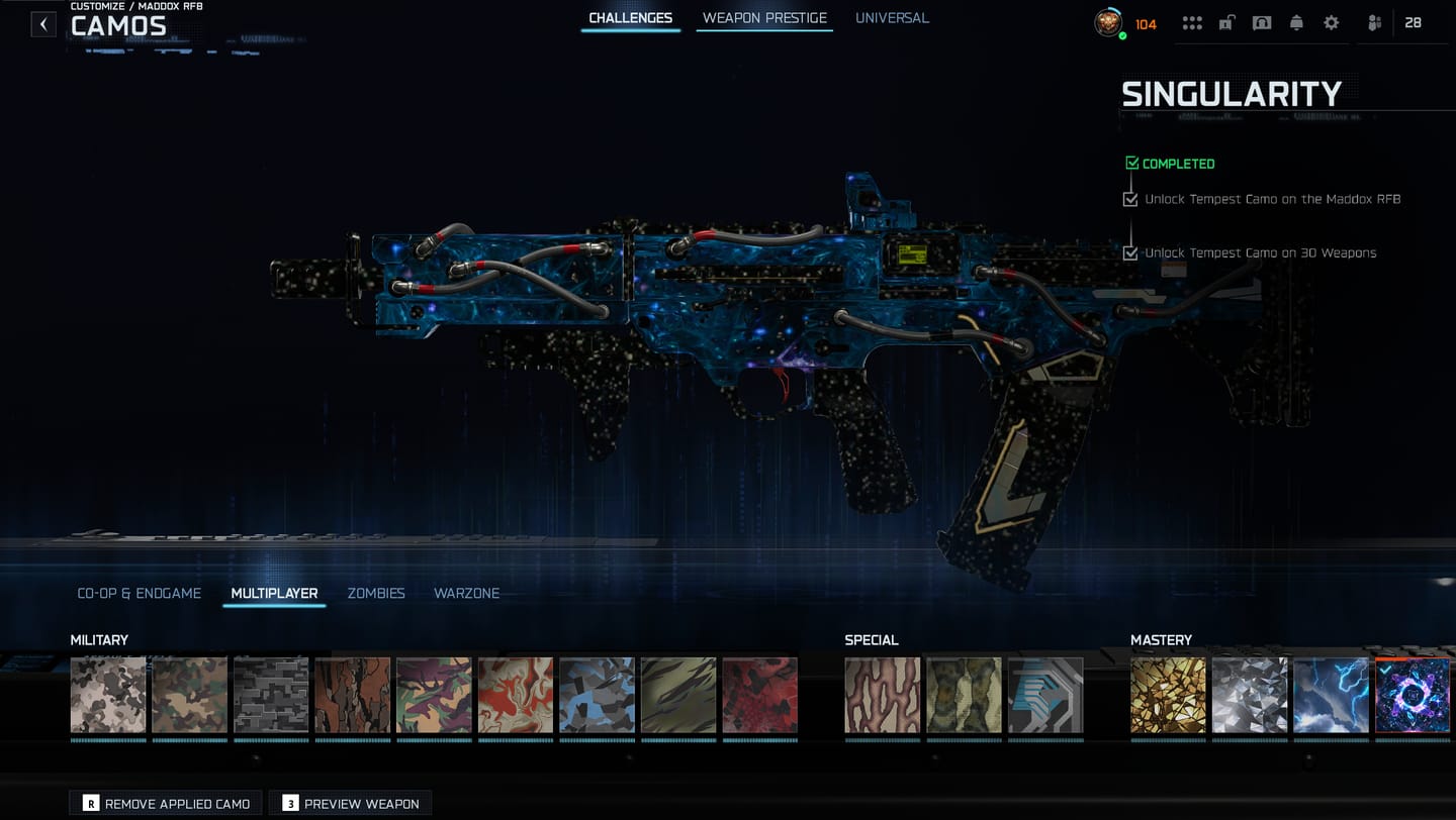 Customer photo review of BO7 - Multiplayer Camos