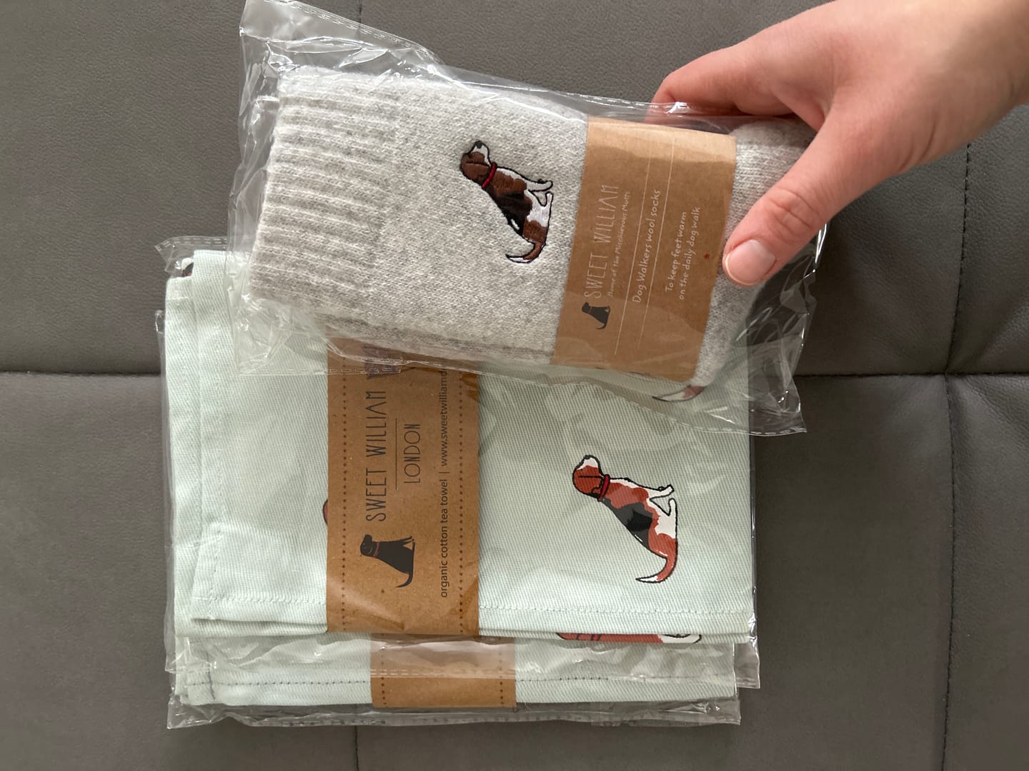 Customer photo review of Sweet William Wollsocken - Beagle