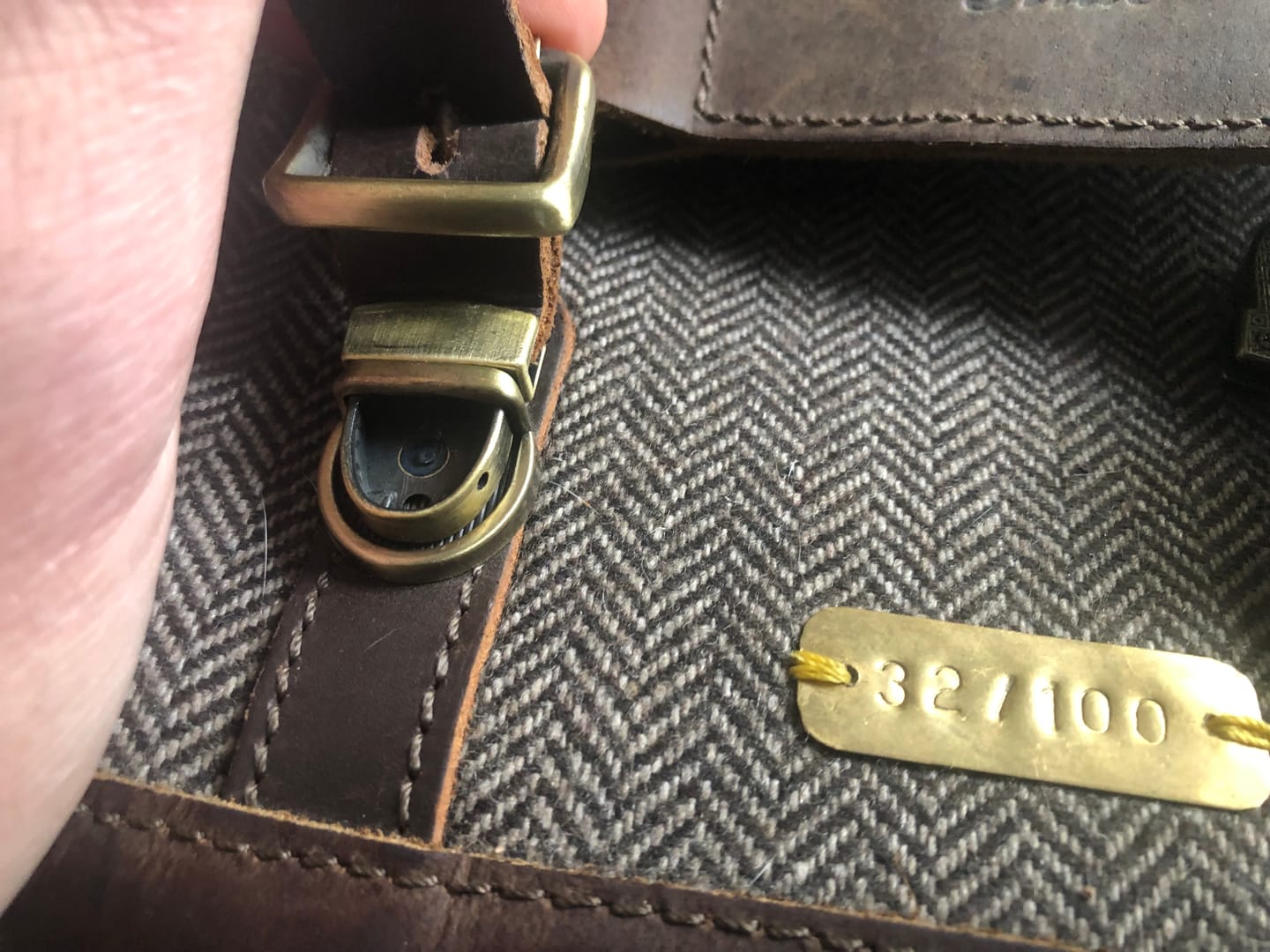Customer photo review of tank and tail bag