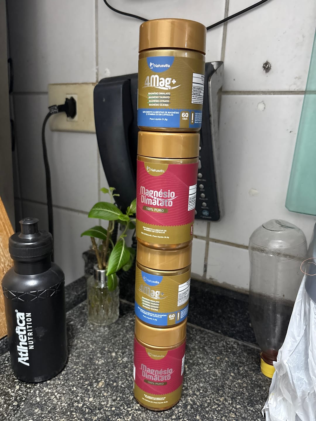 Customer photo review of Magnésio Dimalato Puro. 120 Cápsulas
