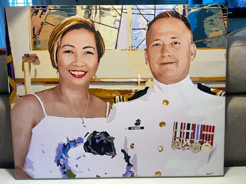 Customer photo review of Paint with Number® Custom Kit (Made in USA | Ships From USA)