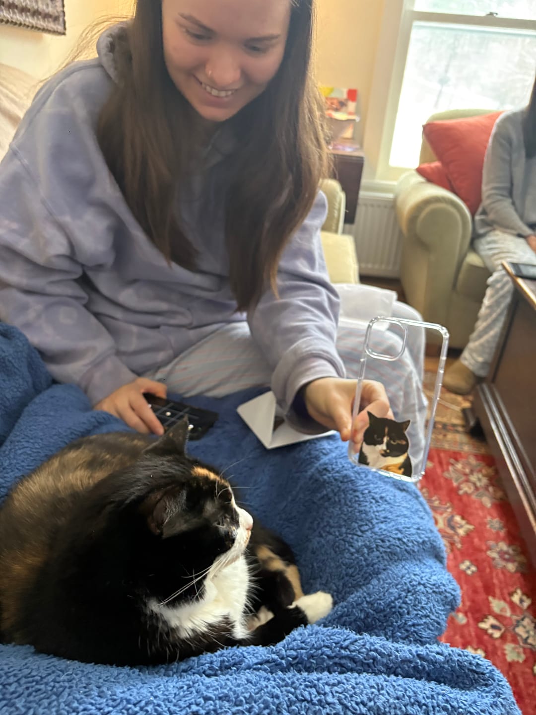 Customer photo review of Custom Pet Portrait Phone Cases
