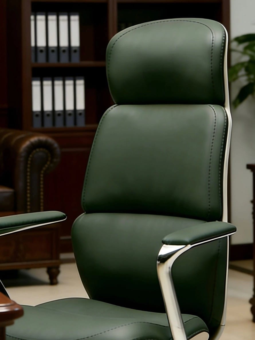 Customer photo review of Nolan Executive Leather Office Chair
