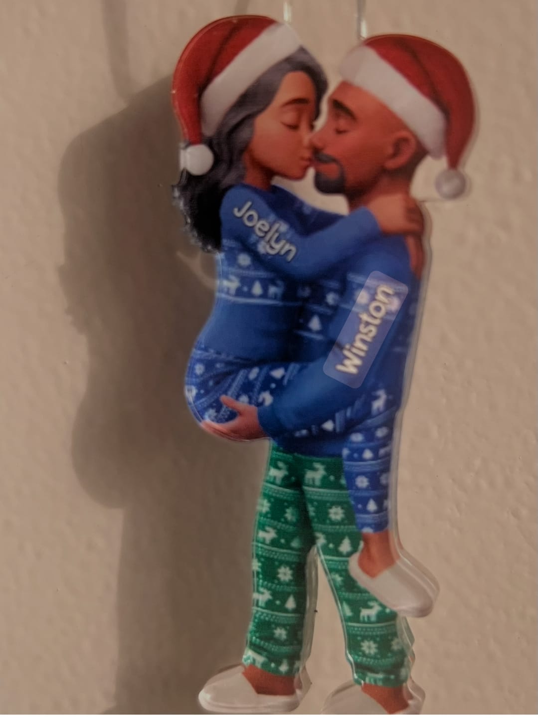 Customer photo review of Christmas Gifts For Husband And Wife - Personalized Acrylic Ornament