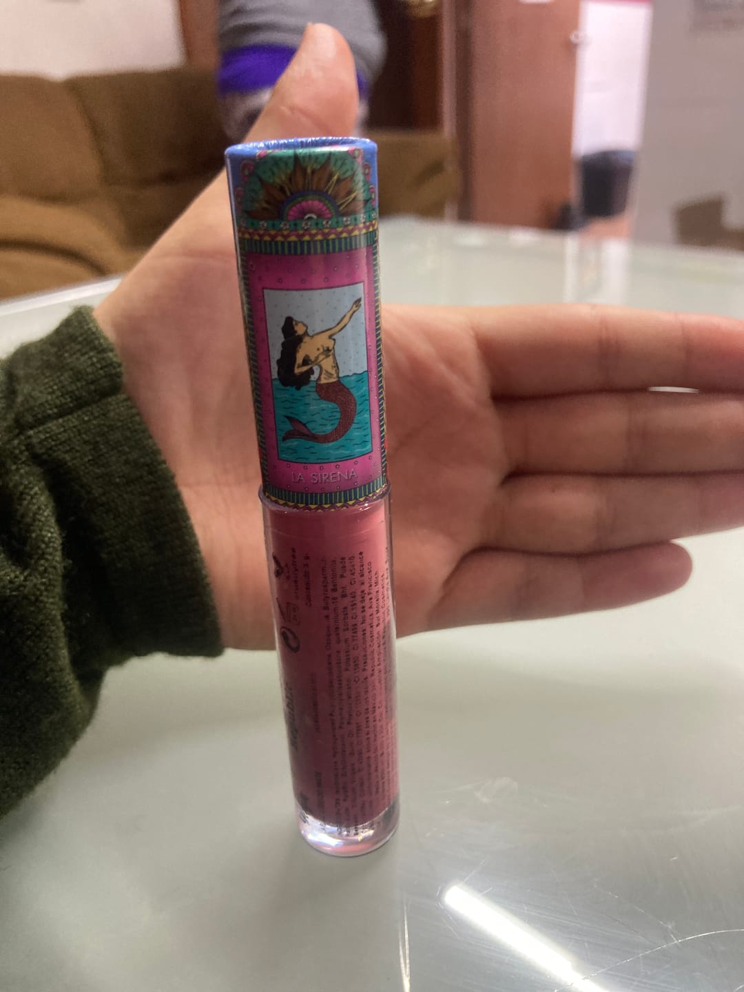 Customer photo review of Yuya Labial Líquido Mate "La Sirena"