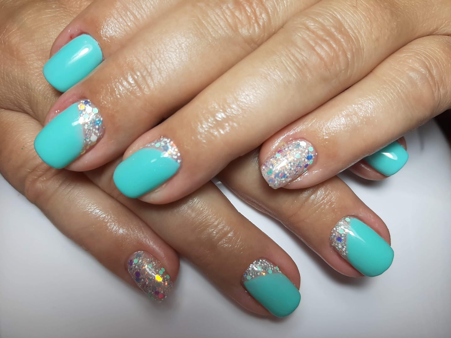 Customer photo review of Didier Lab Rubber Base Foil, Powder Pink, 10ml