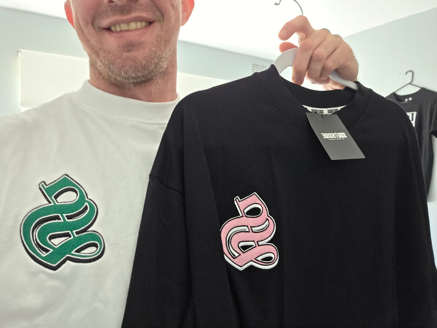 Customer photo review of Southside - SS Original (White/Green)