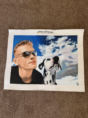 Customer photo review of Paint with Number® Custom Kit (Made in USA | Ships From USA)