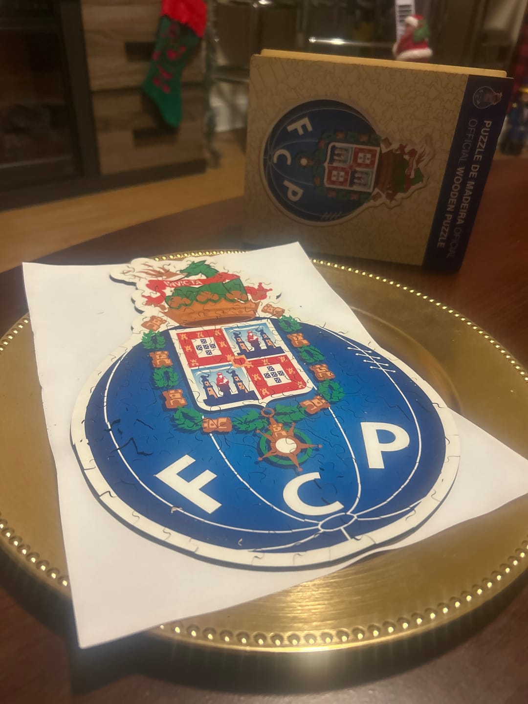 Customer photo review of FC Porto® Logo - Wooden Puzzle