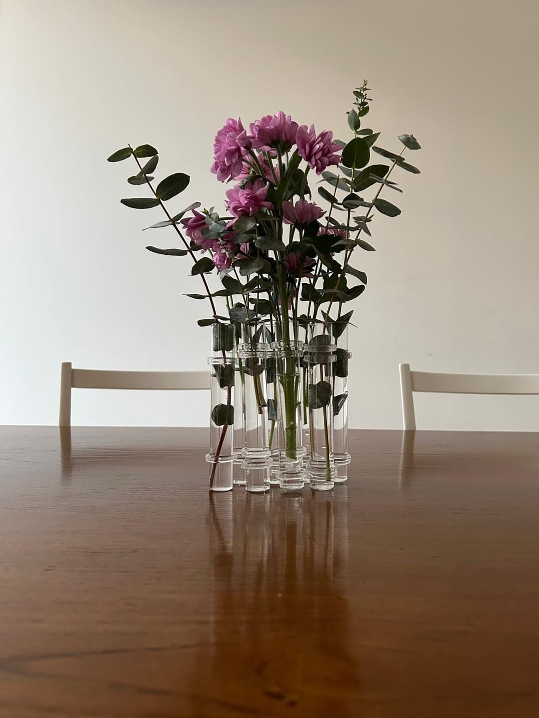 Customer photo review of Flower Flute – Glass Vases Collection